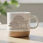Bonsai Tasse mit Torii Tor Design, Zen Kaffeebecher für Gartenliebhabe – Bild 6