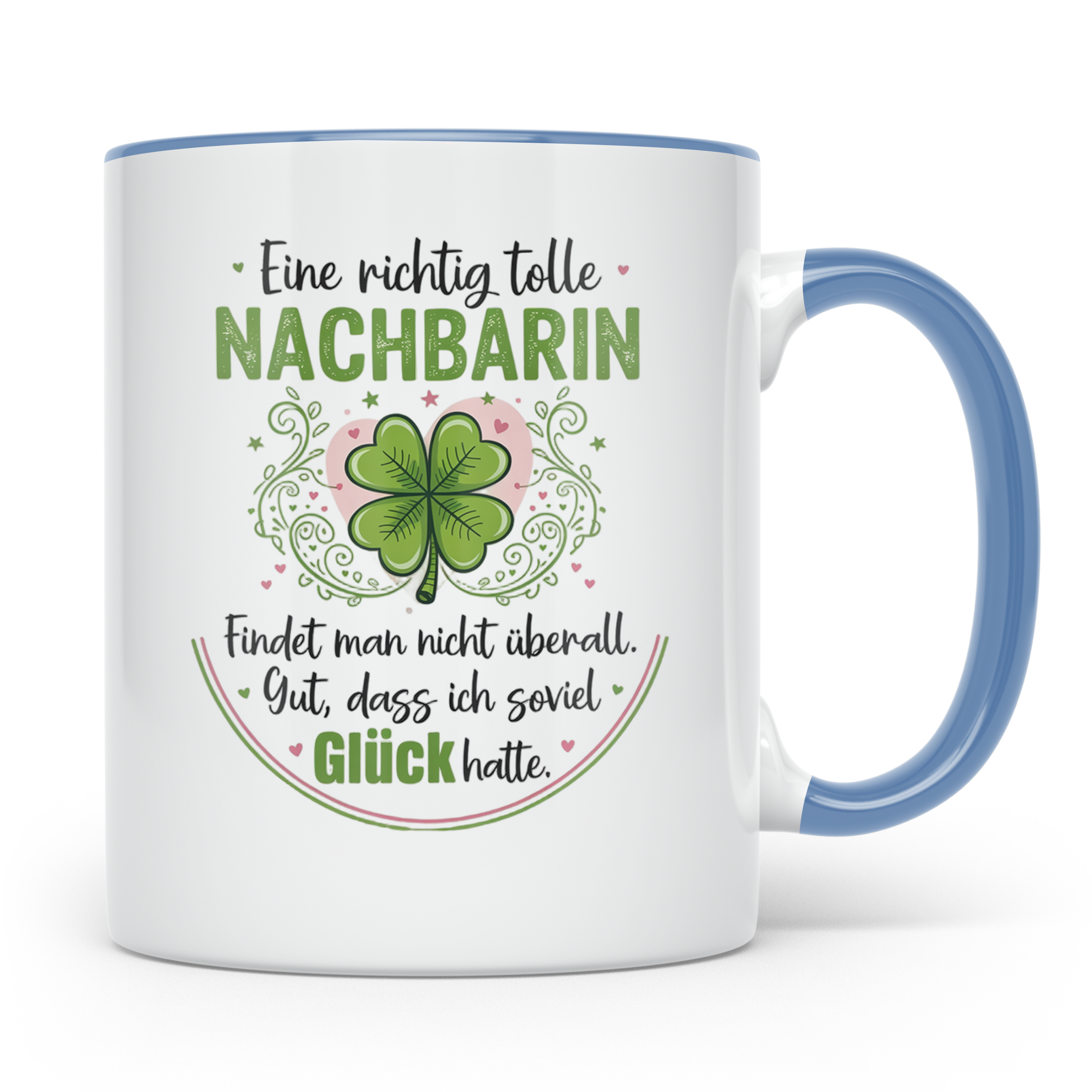 Nachbarin Tasse - Eine richtig tolle Nachbarin Geschenkidee, – Blau [farbe:blau]