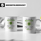 Nachbarin Tasse - Eine richtig tolle Nachbarin Geschenkidee, – Weiß [farbe:weiß]