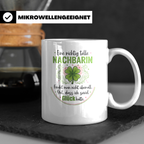Nachbarin Tasse - Eine richtig tolle Nachbarin Geschenkidee, – Weiß [farbe:weiß]
