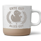 Ente gut alles gut Tasse, Lustige Enten Tasse mit Spruch, Geschenk für – Bild 1