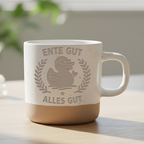 Ente gut alles gut Tasse, Lustige Enten Tasse mit Spruch, Geschenk für – Bild 6