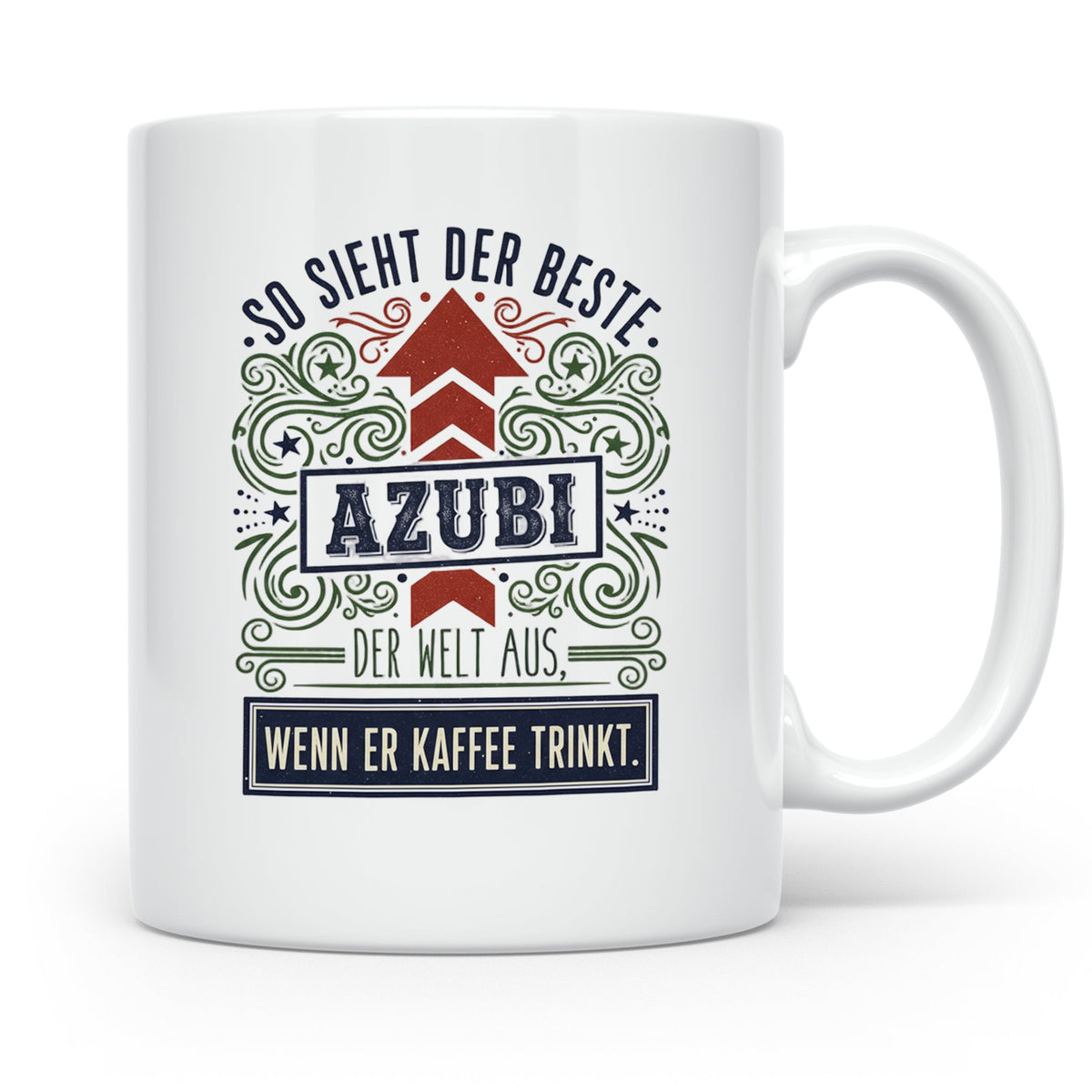 Azubi Tasse: So sieht der beste Azubi der Welt aus - Kaffeeb – Weiß [farbe:weiß]