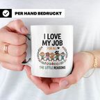 Lehrer Tasse - I Love My Job - Pädagoge Geschenkidee - Kinde – Weiß [farbe:weiß]