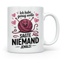 Stricken Tasse - Ich habe genug Wolle, sagte niemand! Geschenk für Strickliesel, Häkeln Liebhaber, Handarbeit-Fans!