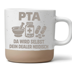 Tasse für PTA, Lustiger Apotheken Spruch Becher, Geschenk für Pharmaze – Bild 1
