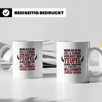 Teufel Herrin Tasse - Willkommen zurück in der Hölle! Sublim – Weiß [farbe:weiß]