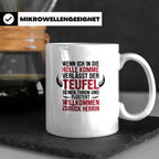 Teufel Herrin Tasse - Willkommen zurück in der Hölle! Sublim – Weiß [farbe:weiß]