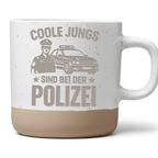 Tasse für Polizisten, Geschenk Polizei, Becher mit Spruch Coole Jungs, – Bild 1