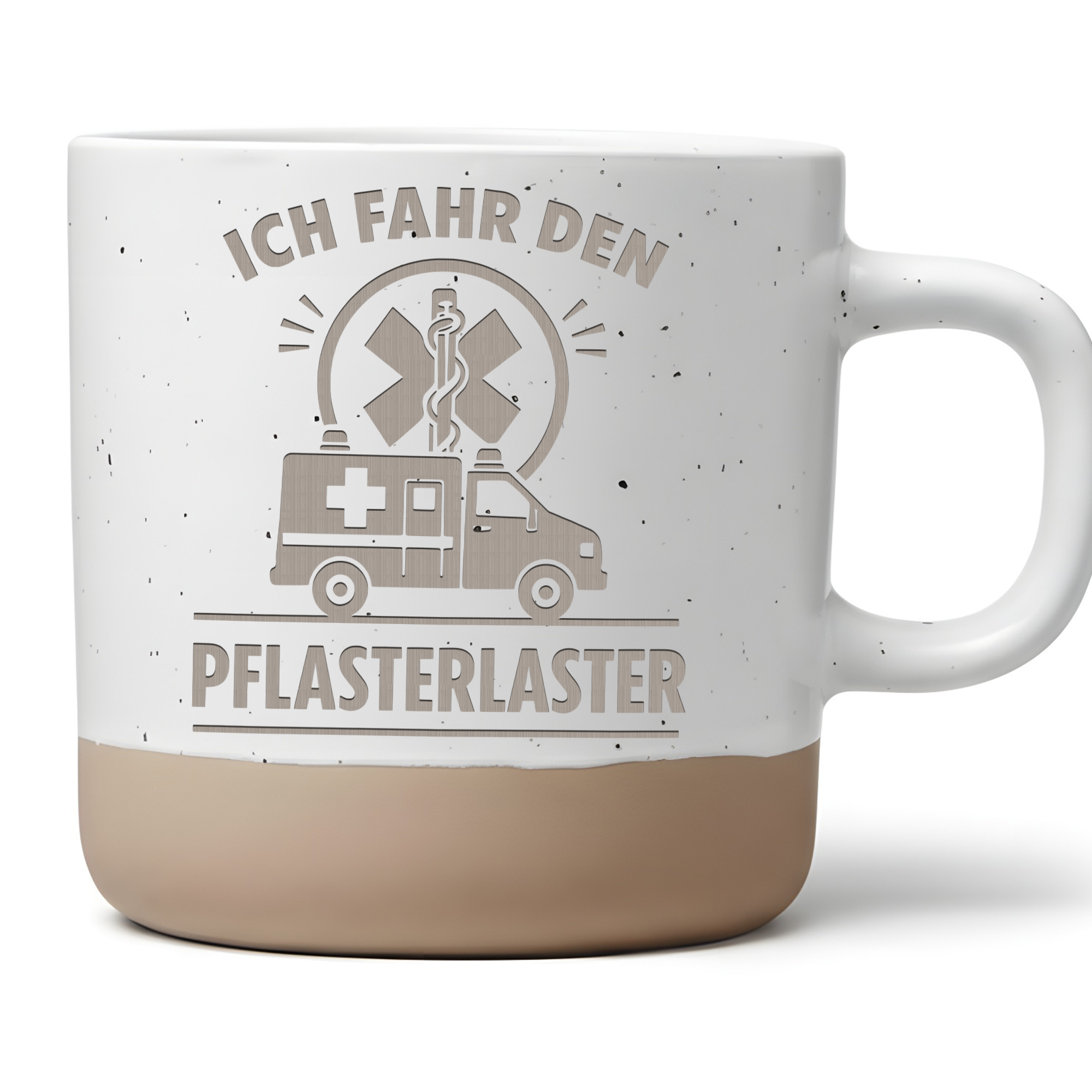 Tasse für Rettungsdienst, Pflasterlaster Becher, Geschenk für Notfalls – Bild 1