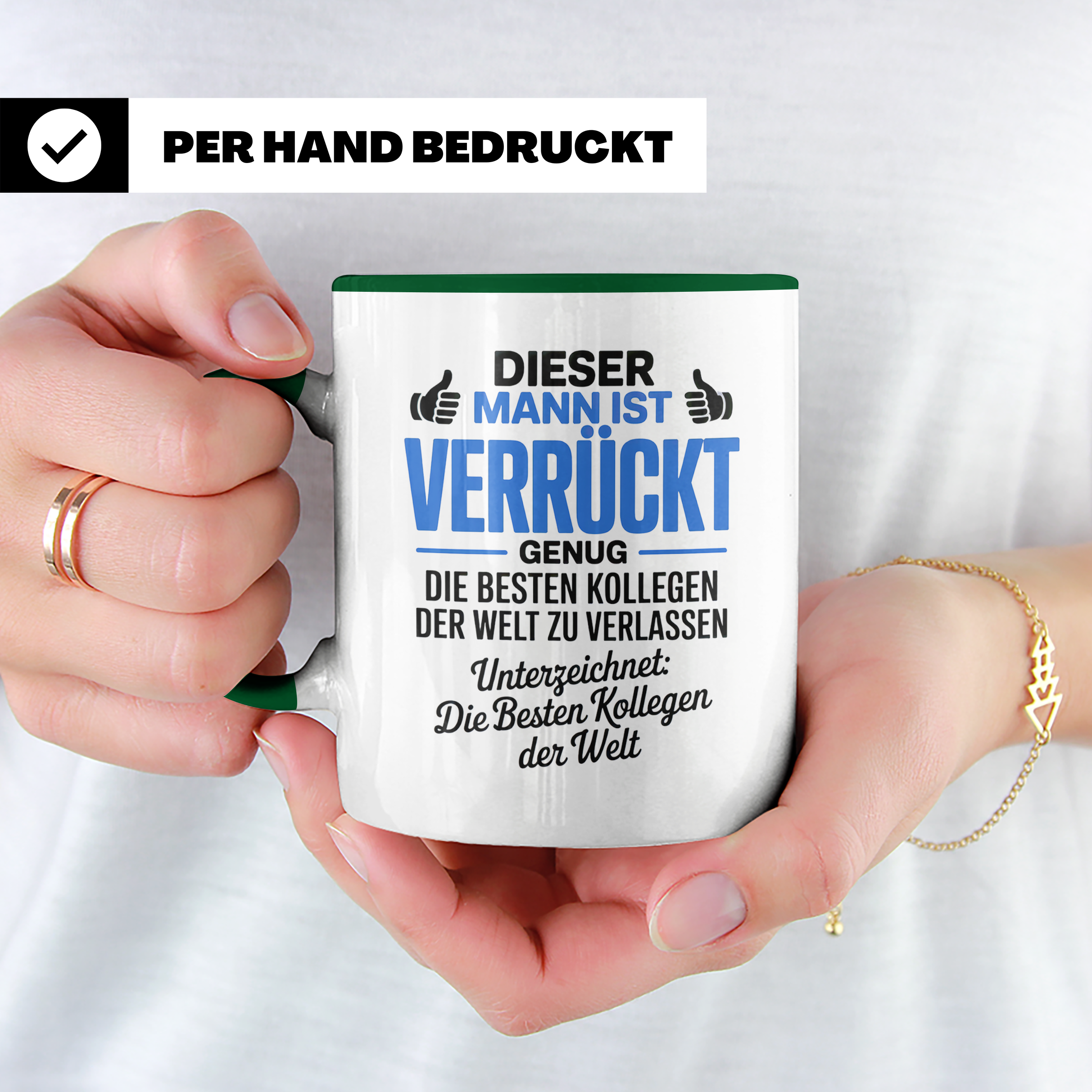 Abschiedsgeschenk Tasse Kollege Jobwechsel Geschenkidee für verrückten Mitarbeiter Kollegenabschied neue Herausforderung Geschenk