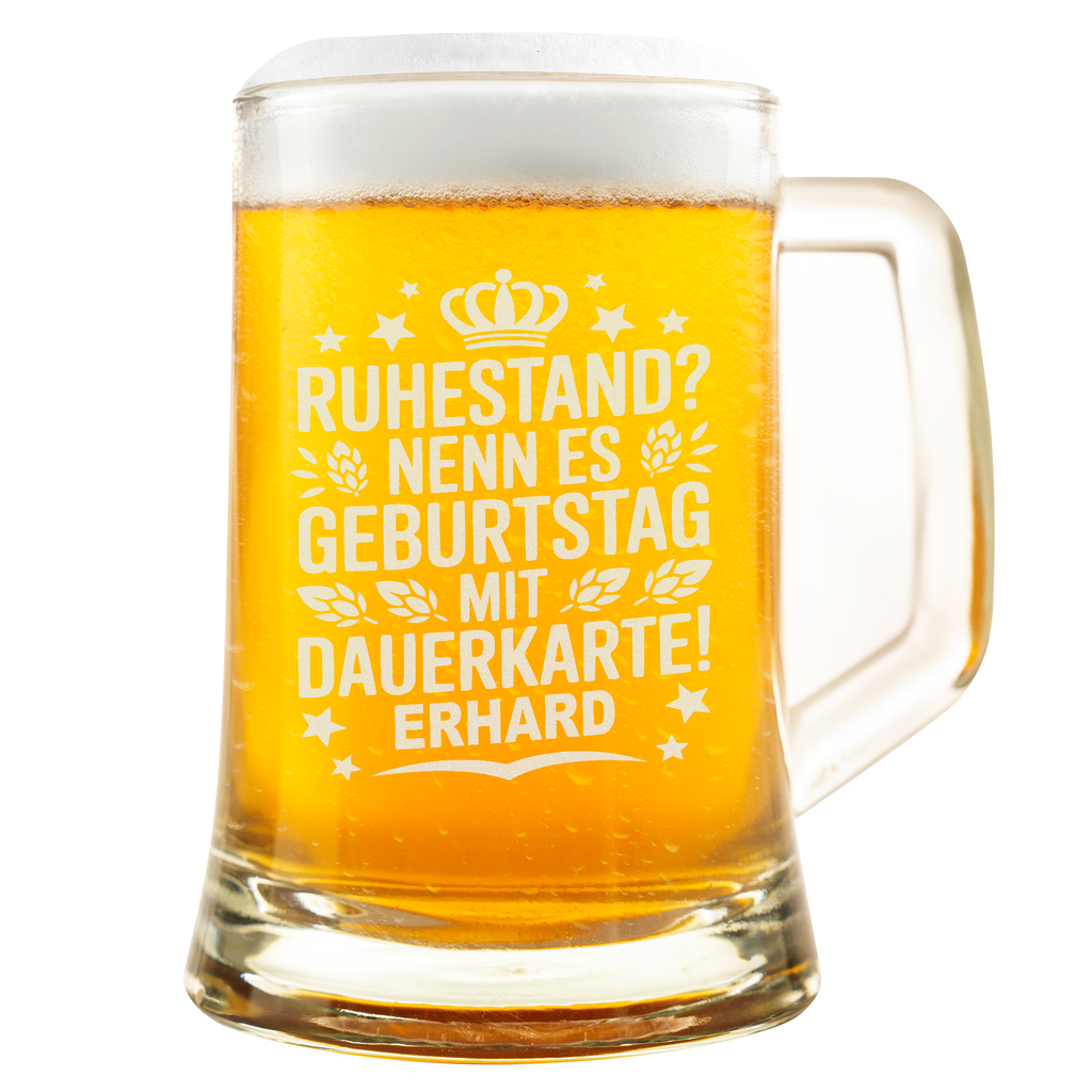 Humorvolles Abschiedsgeschenk Kollege Oder Kollegin Ruhestand - Personalisierbares Ruhestands Bürogeschenk Bierkrug