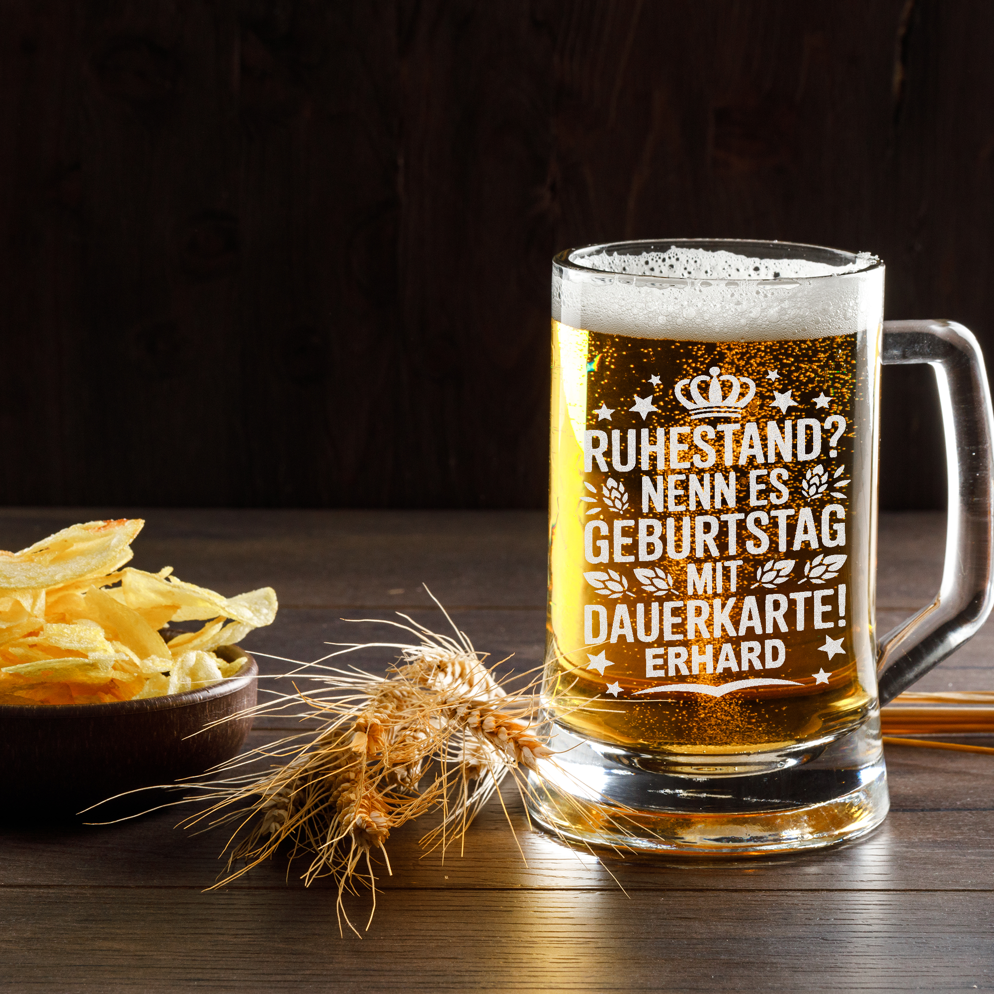 Humorvolles Abschiedsgeschenk Kollege Oder Kollegin Ruhestand - Personalisierbares Ruhestands Bürogeschenk Bierkrug