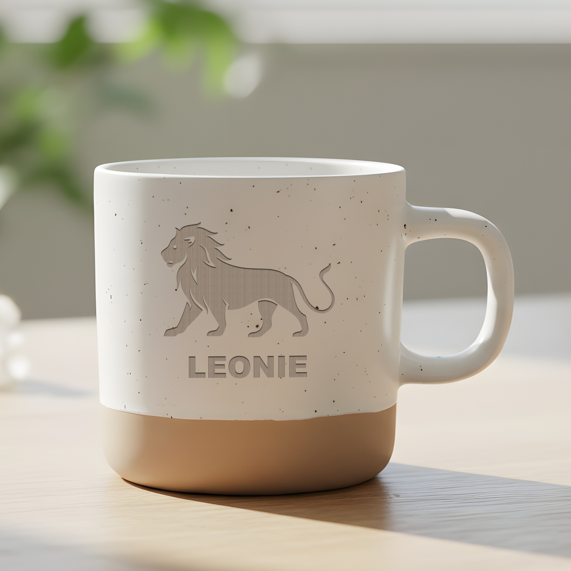 Personalisierte Tasse Sternzeichen Löwe Wunschname Kaffeetasse mit Sternzeichen Löwe, ideales Geschenk für Esoteriker, Astrologie-Fans und Löwe-Geborene