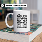 Rentner Tasse - Täglich verschwinden Rentner im Internet - A – Weiß [farbe:weiß]