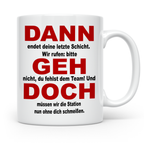 Abschiedsgeschenk Pflegekraft Tasse, Abschied Pflege Station – Weiß [farbe:weiß]