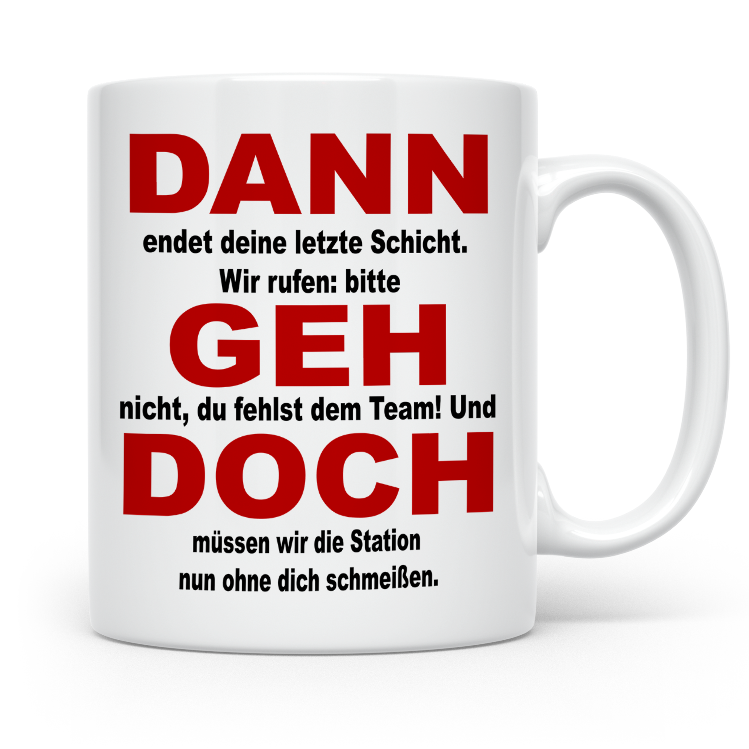 Abschiedsgeschenk Pflegekraft Tasse, Abschied Pflege Station – Weiß [farbe:weiß]