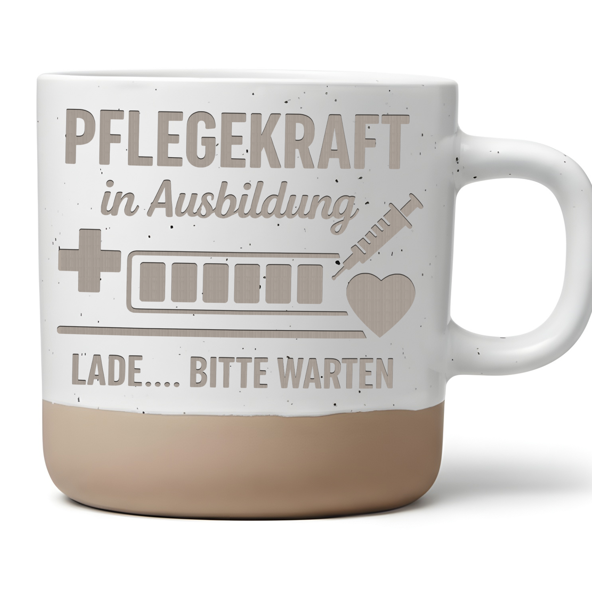 Tasse Pflegekraft in Ausbildung, Lustiges Geschenk Pflegeazubi, Becher – Bild 1