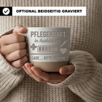 Tasse Pflegekraft in Ausbildung, Lustiges Geschenk Pflegeazubi, Becher – Bild 2