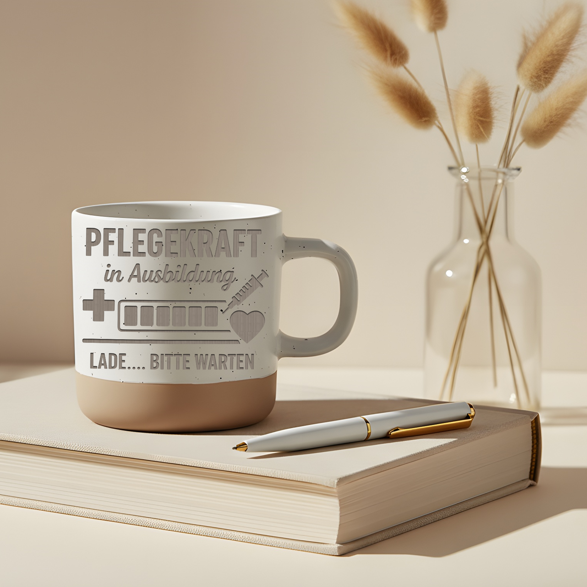 Tasse Pflegekraft in Ausbildung, Lustiges Geschenk Pflegeazubi, Becher – Bild 5