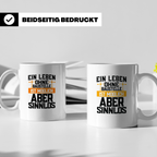 Baustelle Tasse - Ein Leben ohne Baustelle ist möglich, aber – Weiß [farbe:weiß]