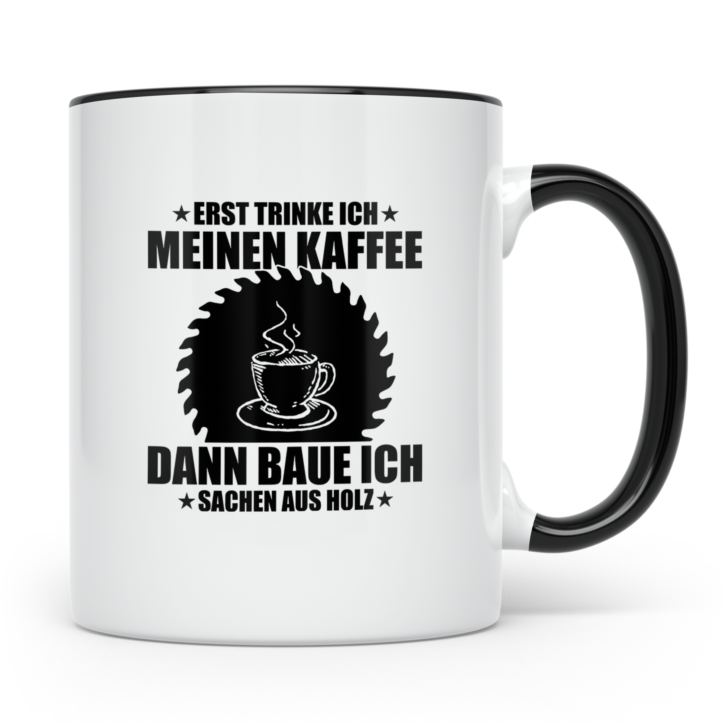 Sublimationstasse Schwarz - Blanko Tasse für Sublimation - B – Schwarz [farbe:schwarz]