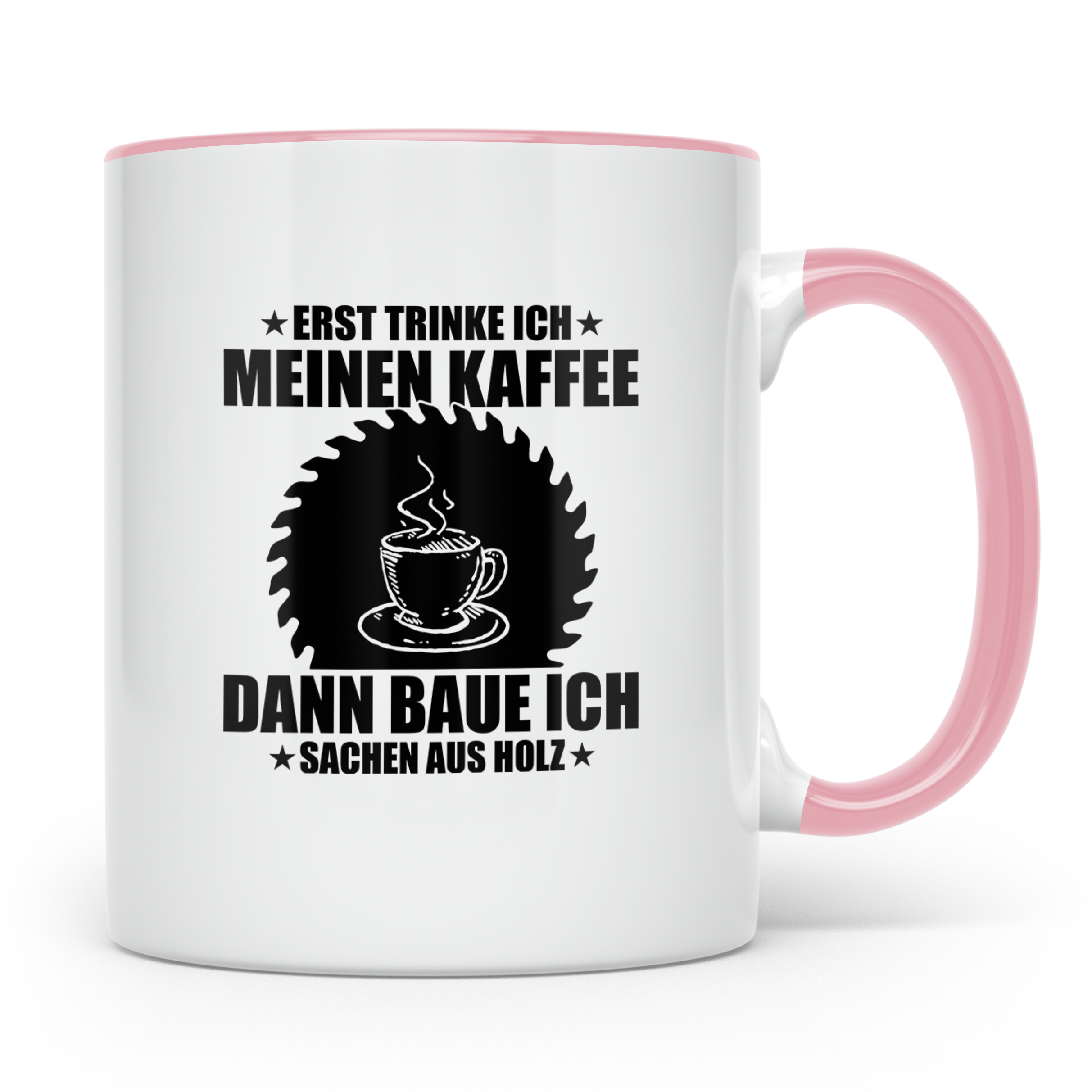 Sublimationstasse Schwarz - Blanko Tasse für Sublimation - B – Rosa [farbe:rosa]