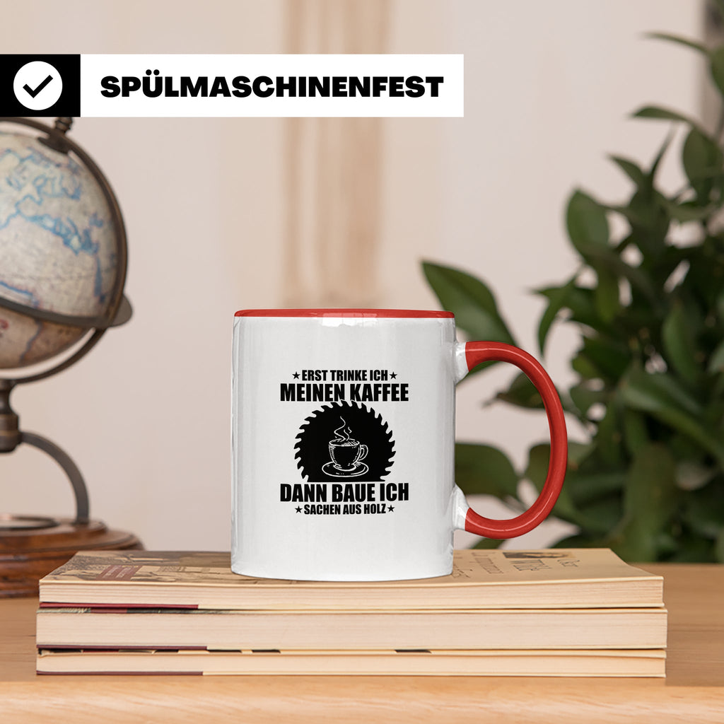 Sublimationstasse Schwarz - Blanko Tasse für Sublimation - B – Rot [farbe:rot]