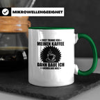 Sublimationstasse Schwarz - Blanko Tasse für Sublimation - B – Grün [farbe:grün]