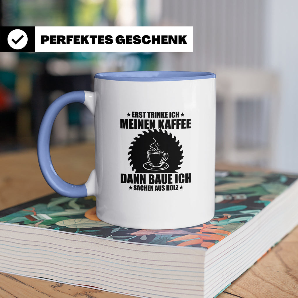 Sublimationstasse Schwarz - Blanko Tasse für Sublimation - B – Blau [farbe:blau]