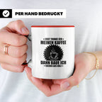 Sublimationstasse Schwarz - Blanko Tasse für Sublimation - B – Rot [farbe:rot]
