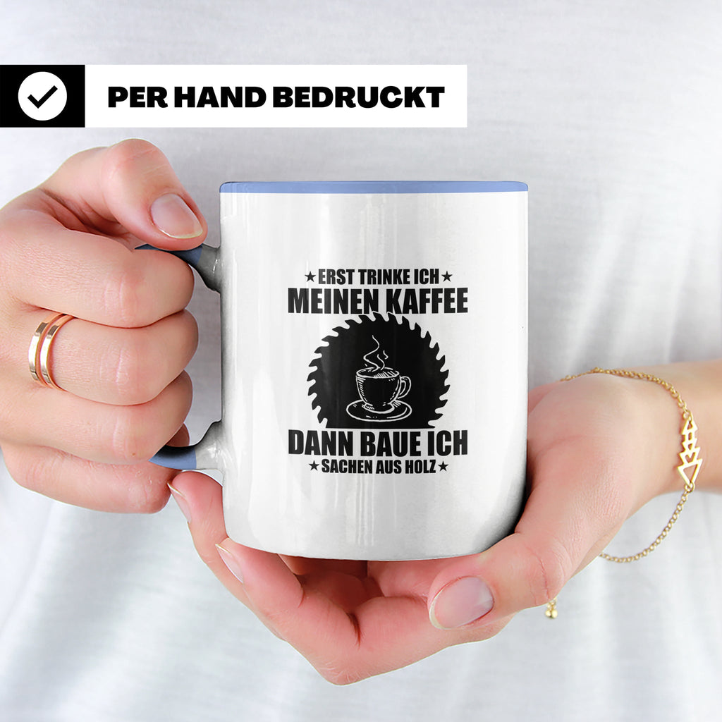 Sublimationstasse Schwarz - Blanko Tasse für Sublimation - B – Blau [farbe:blau]