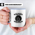 Sublimationstasse Schwarz - Blanko Tasse für Sublimation - B – Blau [farbe:blau]