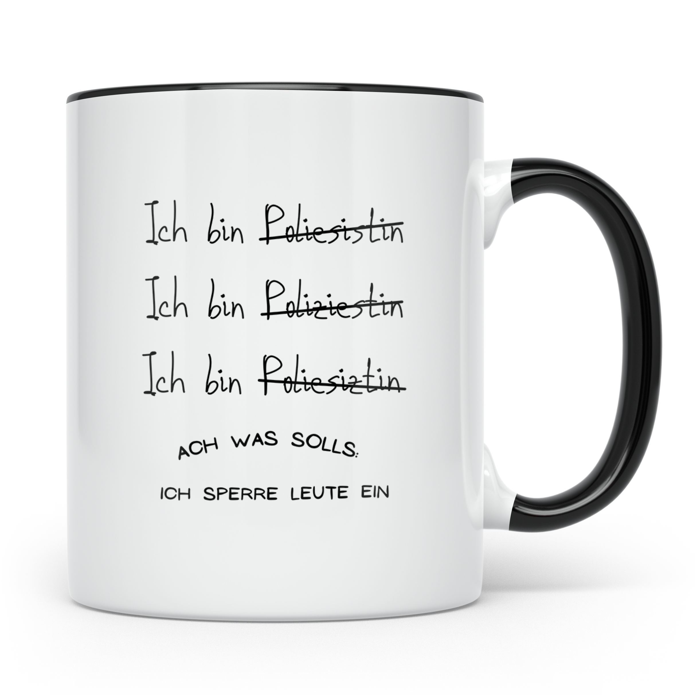 American Football Tasse - Spruch Touchdown - Football Liebe  – Schwarz [farbe:schwarz]