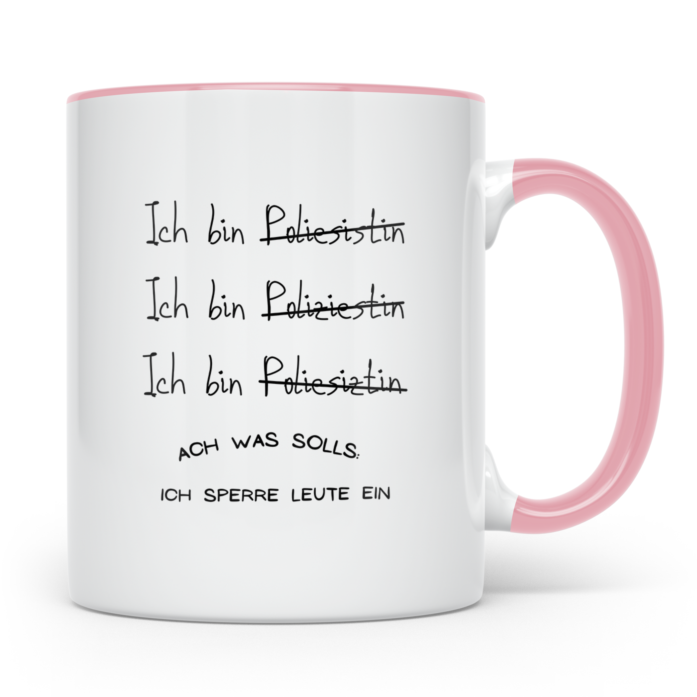 American Football Tasse - Spruch Touchdown - Football Liebe  – Rosa [farbe:rosa]