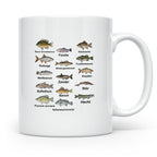 Angler Tasse: Süßwasserfische - Barsch, Hecht, Wels - Fischa – Weiß [farbe:weiß]