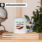 Chili Shot 18 Geburtstag Tasse - Scharfes Essen, Chili Liebh – Blau [farbe:blau]