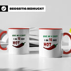 Chili Shot 18 Geburtstag Tasse - Scharfes Essen, Chili Liebh – Rot [farbe:rot]