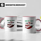 Chili Shot 18 Geburtstag Tasse - Scharfes Essen, Chili Liebh – Rosa [farbe:rosa]