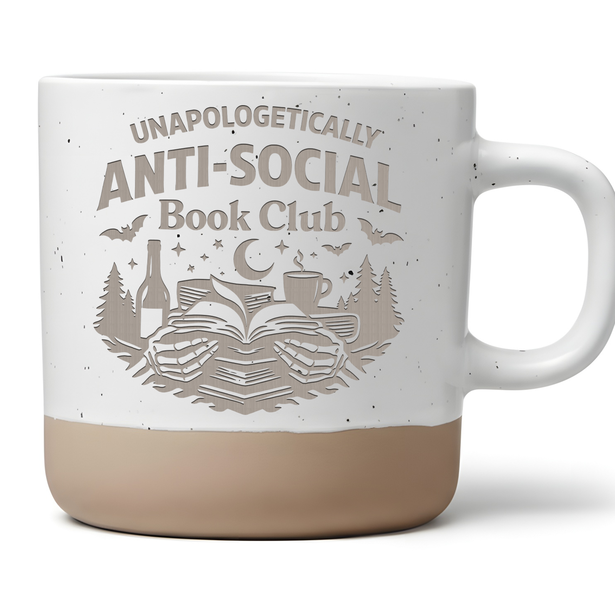 Tasse Unapologetically Anti-Social Book Club, Geschenk für Leseratten, – Bild 1