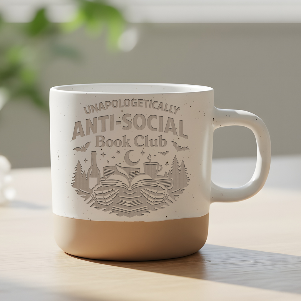 Tasse Unapologetically Anti-Social Book Club, Geschenk für Leseratten, – Bild 6