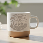 Tasse Unapologetically Anti-Social Book Club, Geschenk für Leseratten, – Bild 6