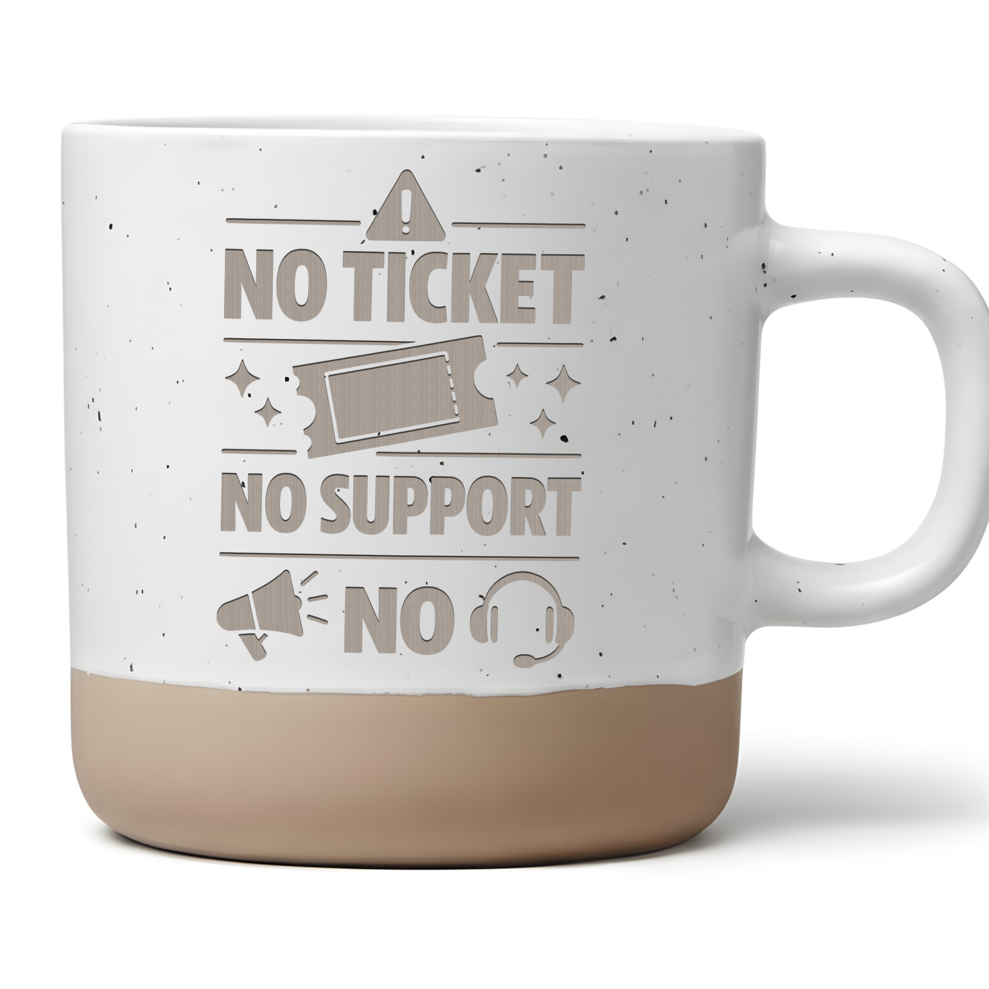 Tasse für IT Support, Lustiger Informatik Becher, Geschenk für ITler,  – Bild 1