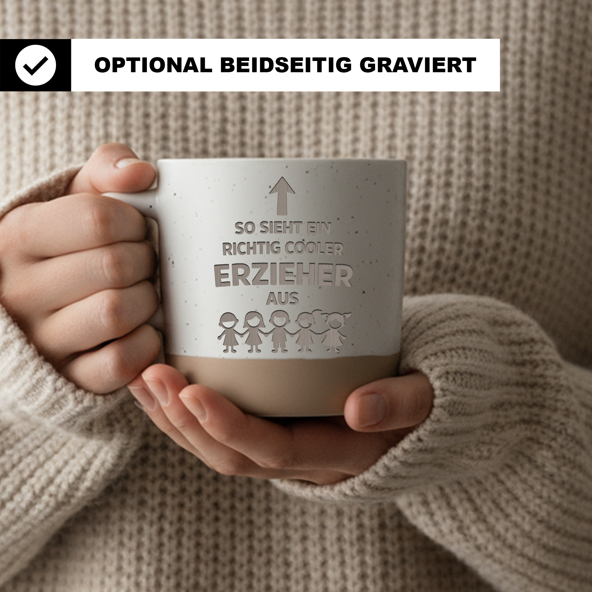 Tasse für Erzieher, Geschenk für Erzieher, Coole Erzieher Tasse, Gesch – Bild 2