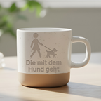 Tasse Die mit dem Hund geht, Kaffeetasse Hundebesitzerin Geschenk, Bec – Bild 6
