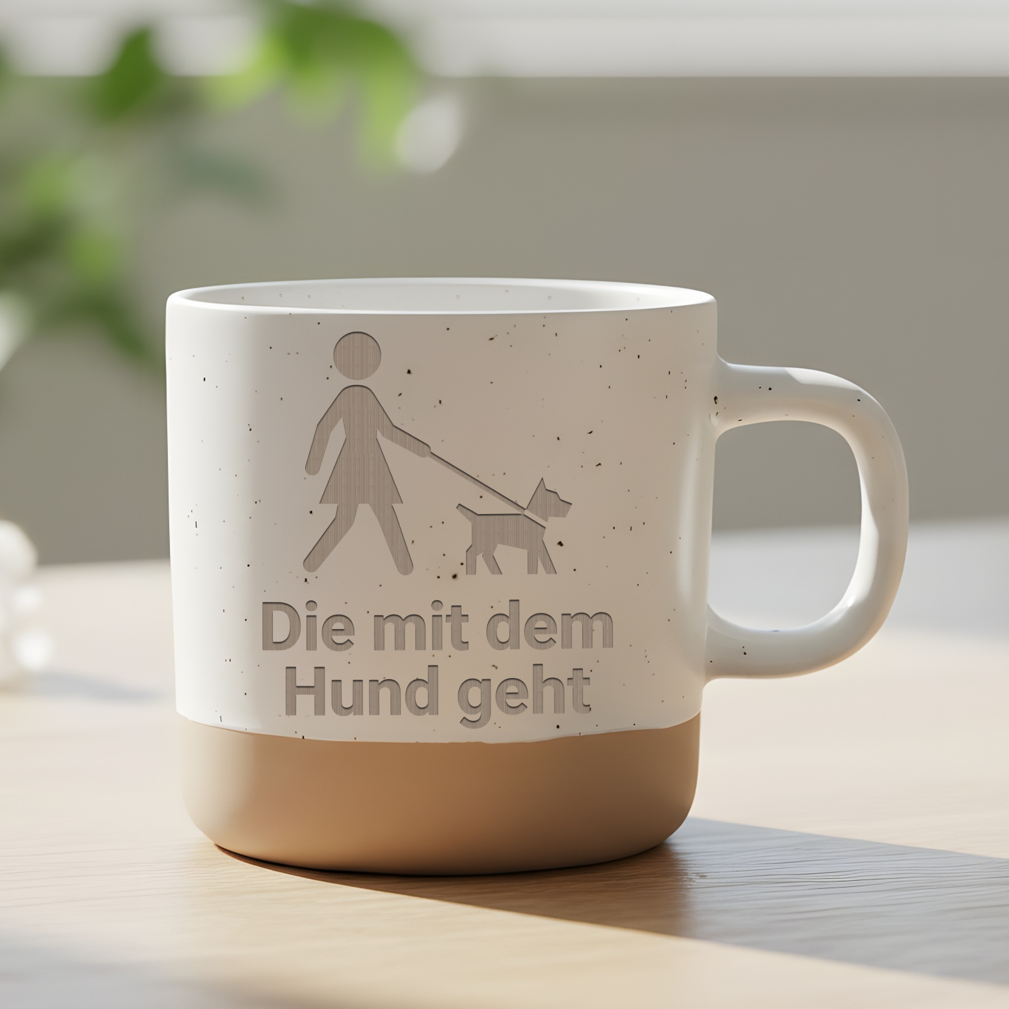Tasse Die mit dem Hund geht, Kaffeetasse Hundebesitzerin Geschenk, Bec – Bild 6