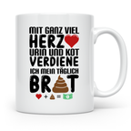 Bürohumor Tasse Sarkastischer Spruch, Lustiges Geschenk für  – Weiß [farbe:weiß]