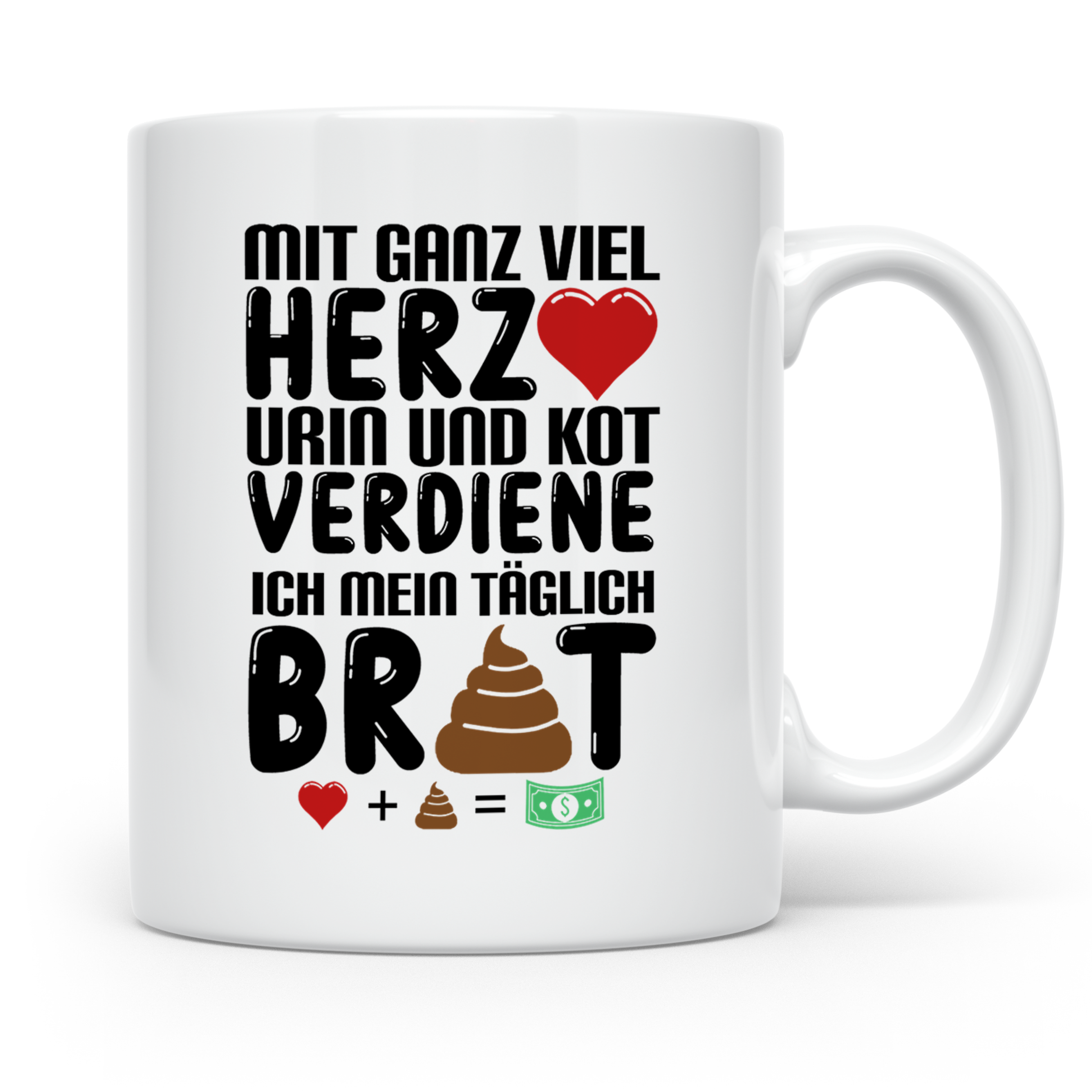 Bürohumor Tasse Sarkastischer Spruch, Lustiges Geschenk für  – Weiß [farbe:weiß]