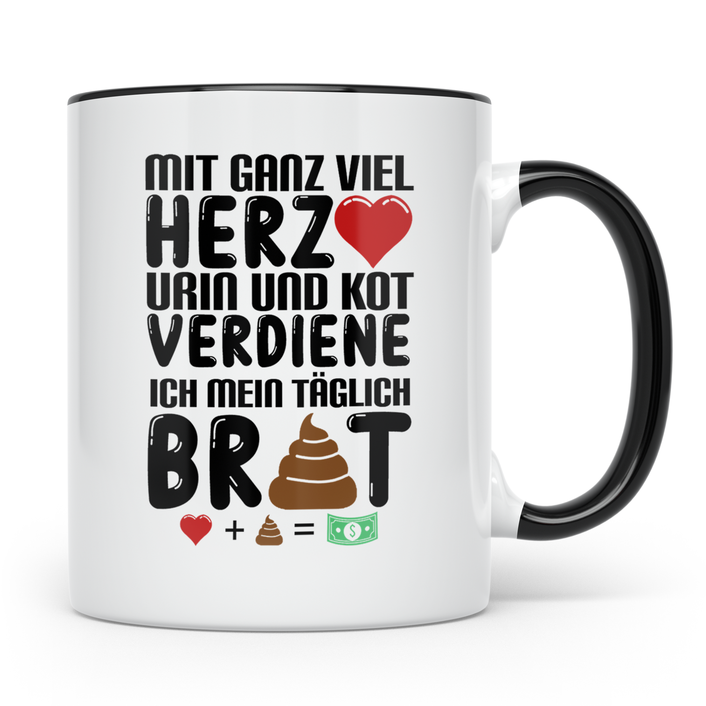 Bürohumor Tasse Sarkastischer Spruch, Lustiges Geschenk für  – Schwarz [farbe:schwarz]