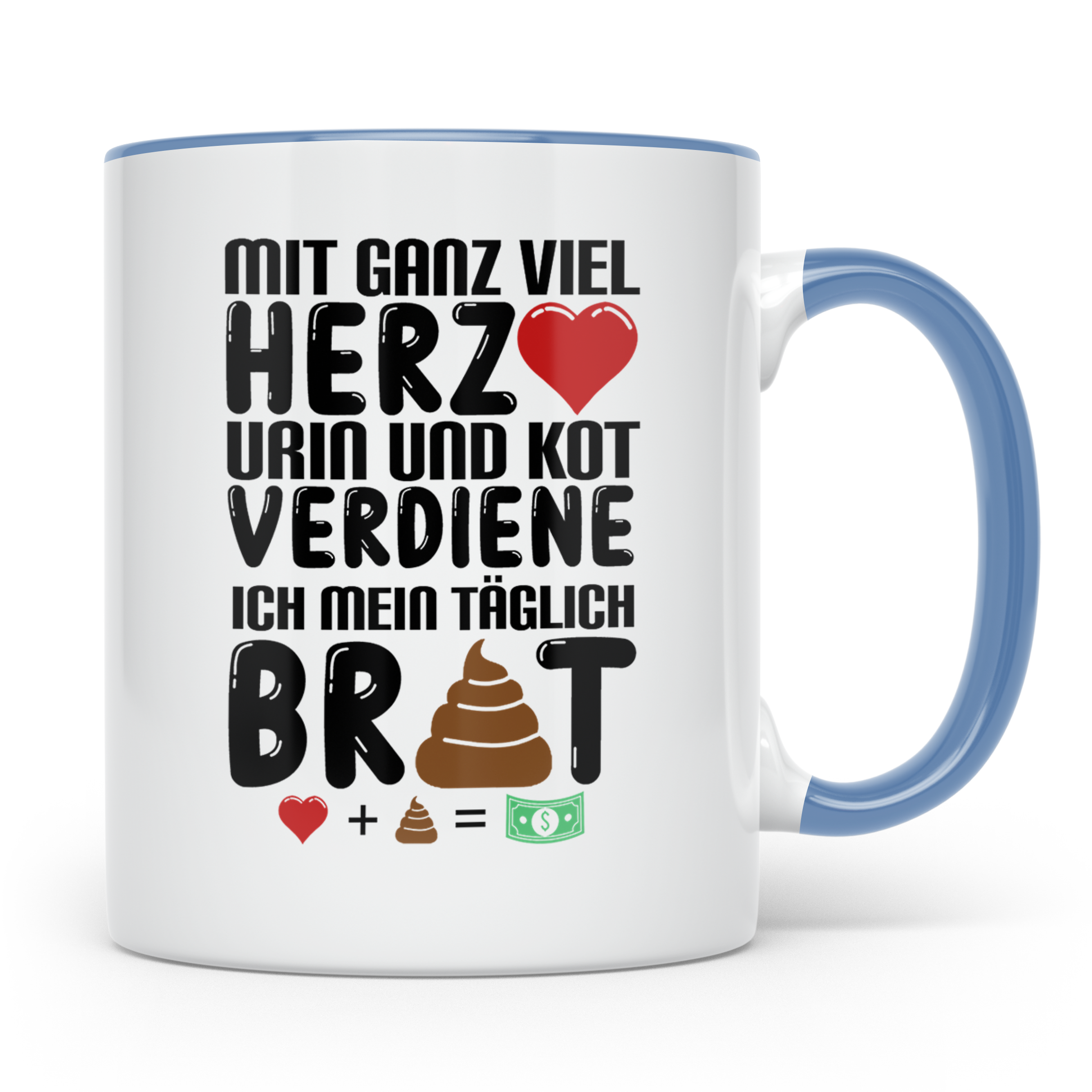 Bürohumor Tasse Sarkastischer Spruch, Lustiges Geschenk für  – Blau [farbe:blau]
